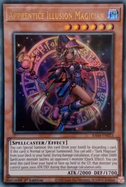 RA04-EN023 APPRENTICE ILLUSION MAGICIAN ULTRA RARE 1ST EDITION YuGiOh CARD - Image 1