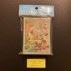 Pokemon Center Japan Grassy Gardening Card Sleeves + Deck Box ~ US SELLER - Image 2