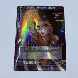 Krillin, Absolute Guard Dragon Ball Super Card Holo Foil Cool Art Tc11 - Image 1