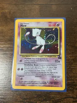 Pokemon Mew Promo 9 Holo 50 HP #151 Nintendo 1999 Vintage Card TCG - Image 1
