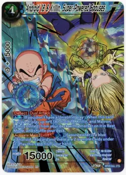 Android 18 & Krillin Super Powered Spouses SPR Foil Dragon Ball Super Card | NM - Image 1