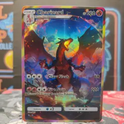 Charizard Custom Made Fan Made Pokemon ACG CCG Texture-Holofoil Card NM. - Image 1