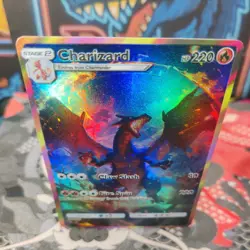 Charizard Custom Made Fan Made Pokemon ACG CCG Texture-Holofoil Card NM. - Image 3