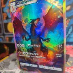 Charizard Custom Made Fan Made Pokemon ACG CCG Texture-Holofoil Card NM. - Image 4