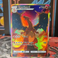 Charizard Custom Made Fan Made Pokemon ACG CCG Texture-Holofoil Card NM. - Image 1