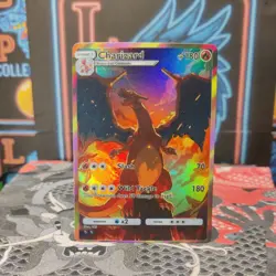 Charizard Custom Made Fan Made Pokemon ACG CCG Texture-Holofoil Card NM. - Image 5