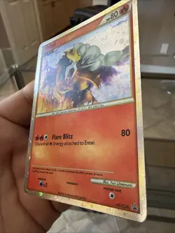 Pokemon TCG HeartGold SoulSilver Entei Promo Card HGSS20 Holo Rare Mint - Image 2