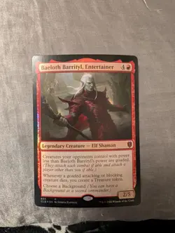Baeloth Barrityl, Entertainer Commander Legends: Battle for Baldur's Gate Foil - Image 1