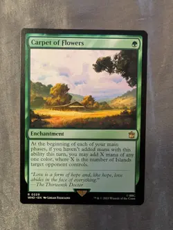 Carpet of Flowers Universes Beyond: Doctor Who Regular - Image 1