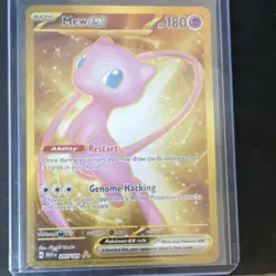 Pokemon Mew EX 193/165 SV: Scarlet & Violet 151 Ultra Rare Holo Full Art HP 180 - Image 1