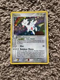 Pokemon TCG Togetic 14/109 Reverse Holo Stamped - Team Rocket Returns - MP - Image 1