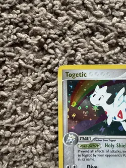 Pokemon TCG Togetic 14/109 Reverse Holo Stamped - Team Rocket Returns - MP - Image 2