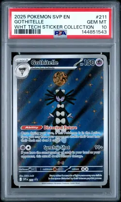 2025 POKEMON SVP EN-SV BLACK STAR PROMO #211 GOTHITELLE PSA 10 - Image 1