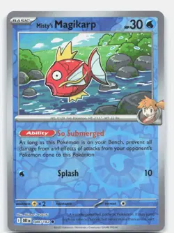 Misty's Magikarp Reverse Holo Pokemon SV10: Destined Rivals 048/182 NM - Image 1
