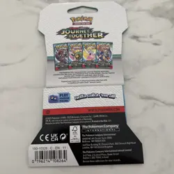 Pokemon Scarlet and Violet SV9 Journey Together Sleeved Booster Pack - Image 2
