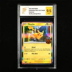 TQG 9.5 MINT+ 2023 Pokemon ENG Pikachu 062/193 C - Image 1