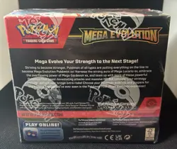 Sealed Pokemon TCG Mega Evolution Enhanced Booster Display Box + Bonus Promo - Image 2