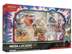 Pokemon TCG Mega Lucario ex Premium Figure Collection Box Factory Sealed - Image 1