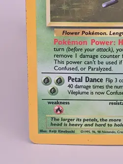 1999 Pokemon TCG Vileplume 15/64 Rare Holo Jungle HP - Image 5