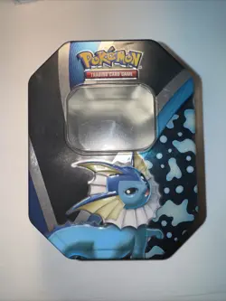 EMPTY VAPOREON V Pokemon TCG Tin CLEAN, CHEAP!! Get While You Can!!!! - Image 1