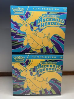 2 x Pokemon Ascended Heroes ETB Elite Trainer Box NEW & SEALED IN HAND - Image 1