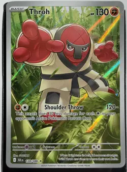 Pokemon Throh 128/086 Sv: Black Bolt Illustration Rare Holo 130 HP - Image 1