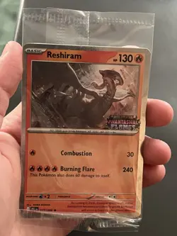 Pokemon Reshiram Promo Phantasmal Flames Stamped 017/094 130 HP Regular 2023 - Image 1