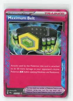 MAXIMUM BELT 117/131 ACE SPEC PRISMATIC EVOLUTIONS POKEMON TCG NM - Image 1