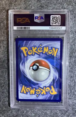 Pokemon Team Rocket's Houndoom Illustration Rare Sv10 191 Holo PSA 9 130 HP - Image 2