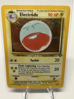 Electrode 2/64 Holo Rare Jungle Pokemon Unlimited Holo MP - Image 1