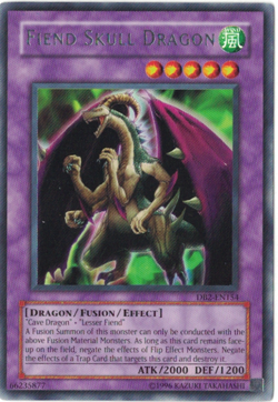 Yu-Gi-Oh! Fiend Skull Dragon (NM) Rare DB2-EN154 - Image 1