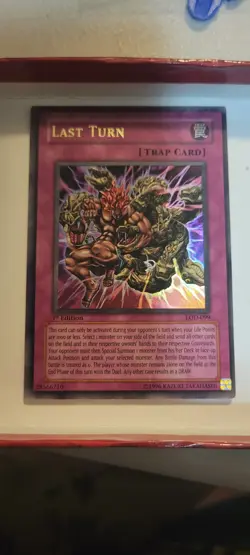 Yu-Gi-Oh TCG Last Turn LOD-099 1st Edition Ultra Rare🔥 Pack Fresh Never Played - Image 3