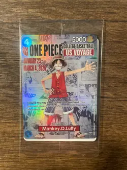 One Piece Monkey.D.Luffy (College Basketball US Voyage) Promotion P-055 - Image 1