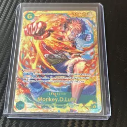 One Piece Monkey.D.Luffy OP13-118 Carrying On His Will Foil SEC English - Image 1