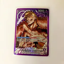 DONQUIXOTE DOFLAMINGO One Piece The Azure Sea's Seven Leader Alt Art #OP14-060 - Image 1