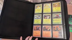 Pokemon TCG Shrouded Fable Partial Set Near Mint Vault X Binder Green - Image 2