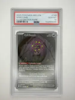 PSA 10 SPIRITOMB 148/132 ILLUSTRATION RARE MEGA EVOLUTION POKEMON 🌑 - Image 1