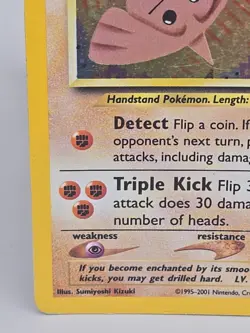 Hitmontop 3/75 Neo Discovery Unlimited Holo Rare Pokemon TCG - Image 5