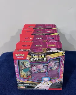 Pokemon TCG Mega Battle Deck (Mega Diancie ex) X4 Boxes - Image 1