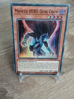 Yu-Gi-Oh! Masked Hero Dusk Crow MZMU-EN014 Super Rare 1st ED NM - Image 5