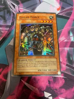 YUGIOH - EXILED FORCE - SUPER RARE - LOD - UNLIMITED - NM - Image 1