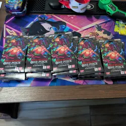 One Piece WINGS OF THE CAPTAIN English Sleeved Booster Pack Sealed 12-Cards OP06 - Image 2
