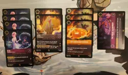 Disney Lorcana Whispers In The Well League Promo Lot The Horseman Strikes! + - Image 1