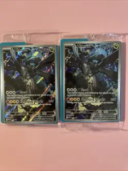 POKEMONS N’s ZEKROM 031 ASCENDING HEROS BLACK STAR PROMO 2 CARDS TAKE BOTH - Image 3
