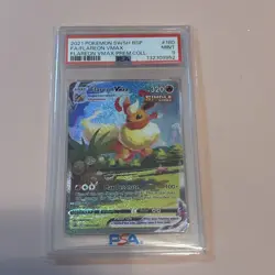 PSA 9 2021 Pokemon Flareon VMax SWSH180 Premium Collection Graded TCG Card. - Image 1