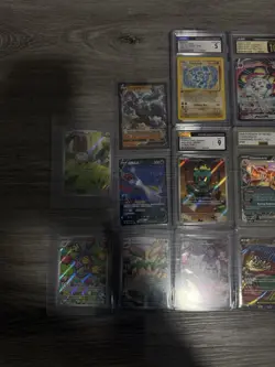 Pokemon Slab & Hit Lot 6 Graded Cards AR MA V Rare Cards - Image 2