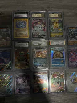 Pokemon Slab & Hit Lot 6 Graded Cards AR MA V Rare Cards - Image 3