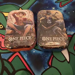 Lot of 2 One Piece Card Game Tin Pack Set Vol 2 Factory Sealed New Sealed - Image 4