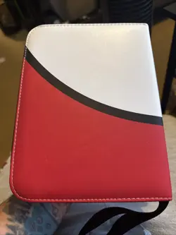 Red And White Pokemon Card Binder 55 Four-Pocket Sheets - Image 2