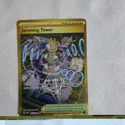 Jamming Tower 243/182 Holo SV10: Destined Rivals Pokemon Card - Image 1